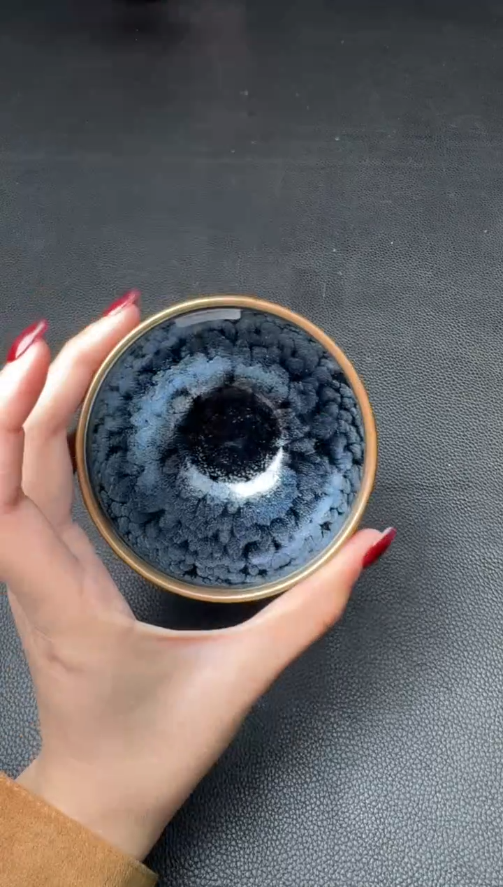 【闪购商品】茶盏建盏故事李学有牡丹141