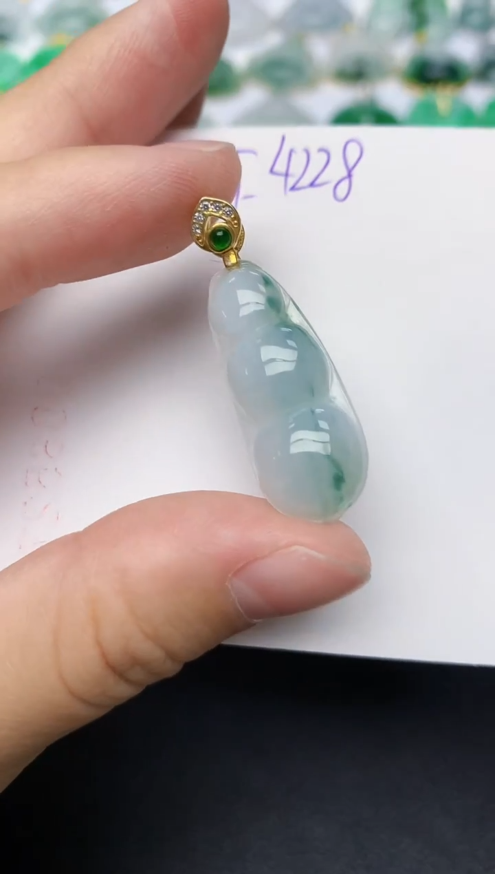 颈饰未镶嵌翡翠天然缅甸A货翡翠百元以上9元证书费自理