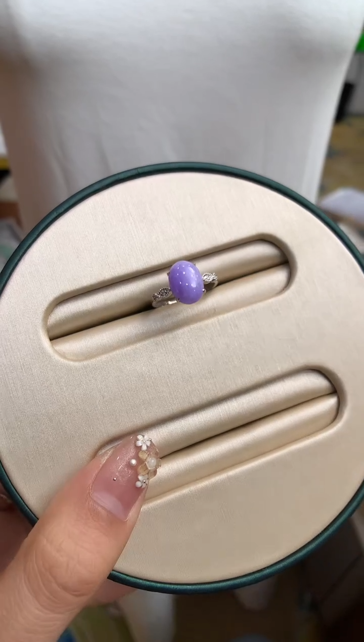 【闪购商品】翡翠戒指18K金镶嵌戒指