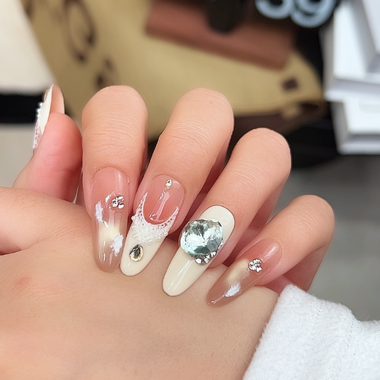 【御姐】新款穿戴甲2025新款高级感甲片穿戴美甲短款中长款甲