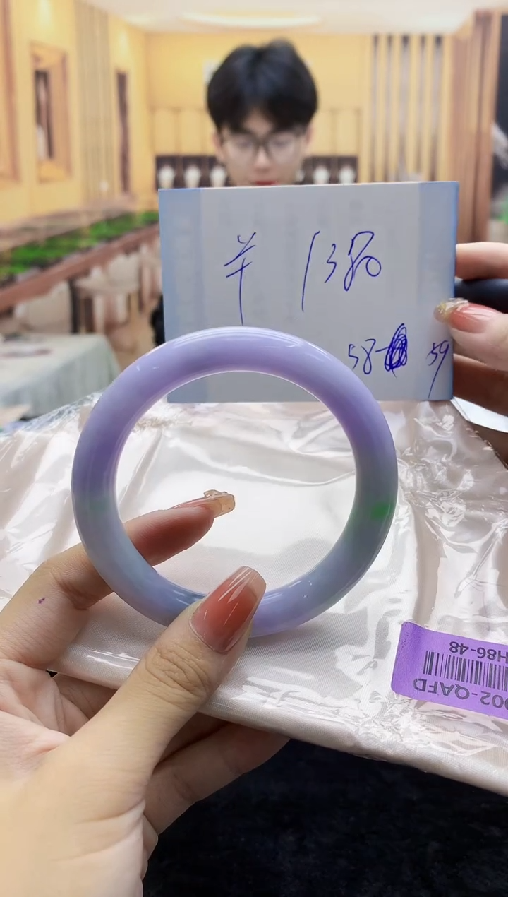 【闪购商品】翡翠手镯未镶嵌     H86-48