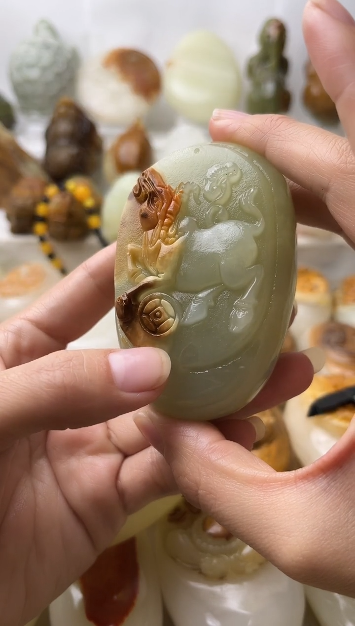 石材古青石棉纹正常不退换牛