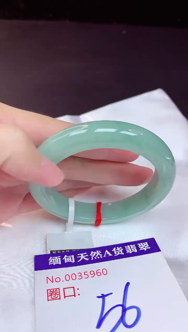 未镶嵌手镯翡翠56+