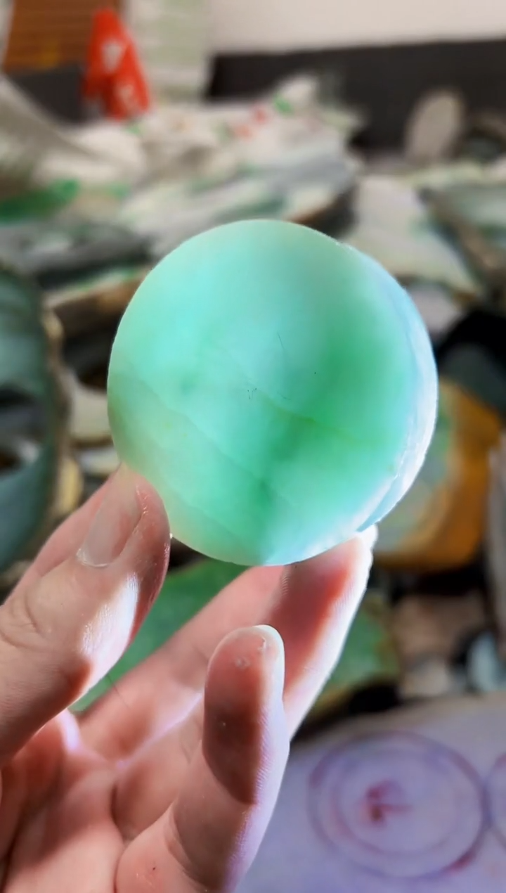 【闪购商品】翡翠颈饰未镶嵌A货白谭1809