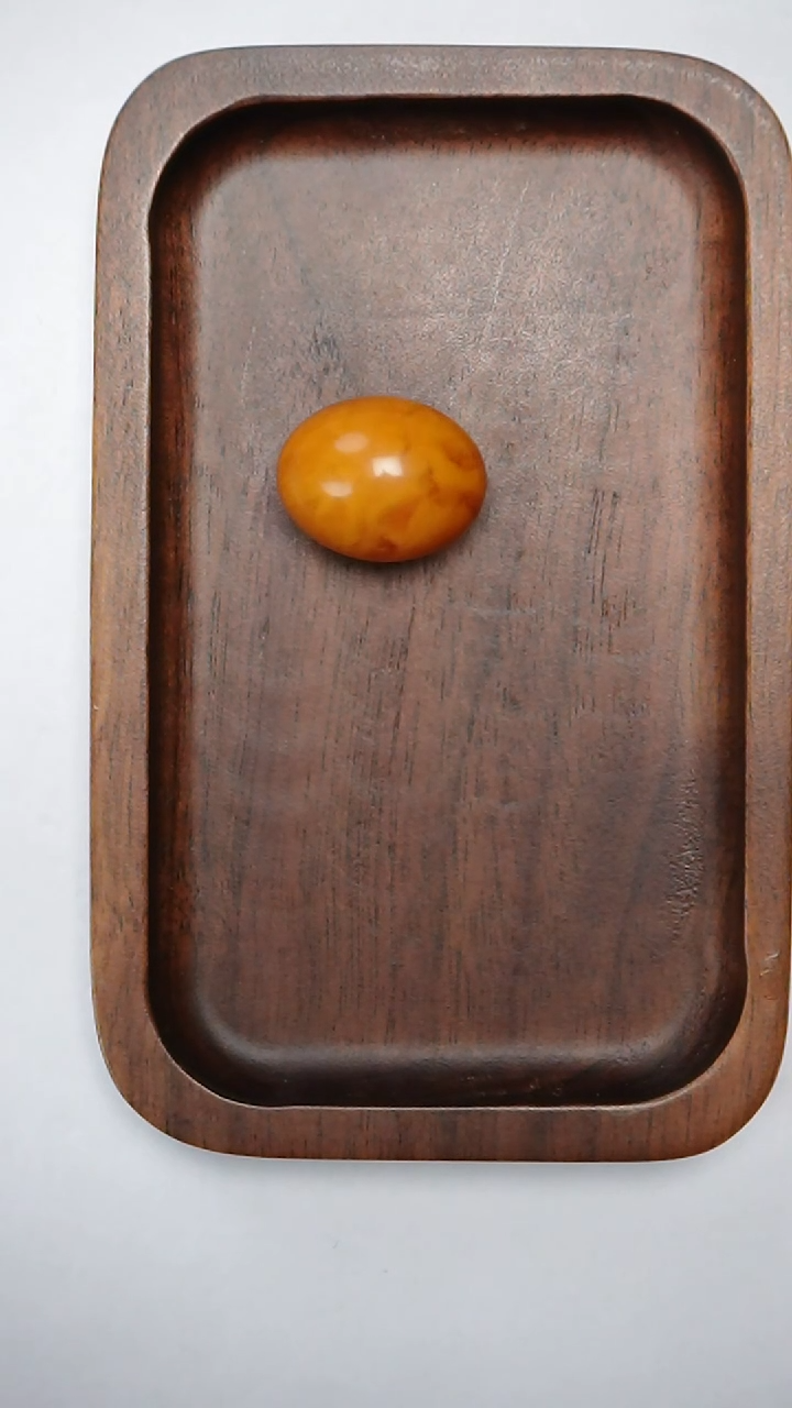 【闪购商品】未镶嵌琥珀裸石花蜡枣珠20mm