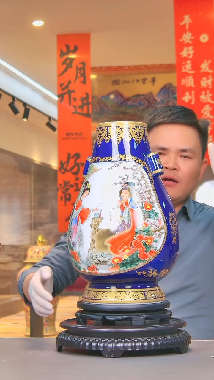 【闪购商品】摆件天下四美/景德镇陶瓷摆件