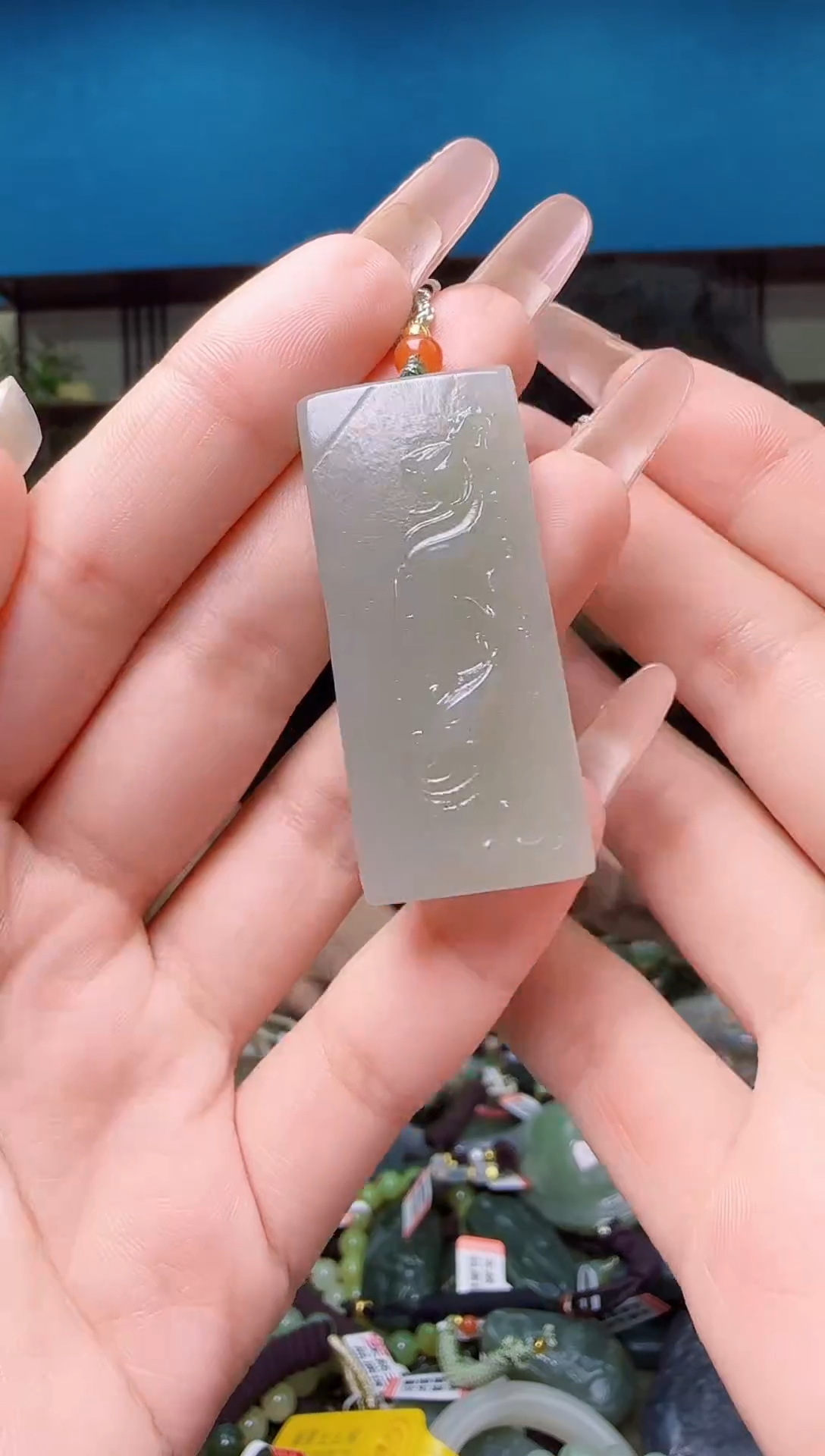 颈饰未镶嵌和田玉1