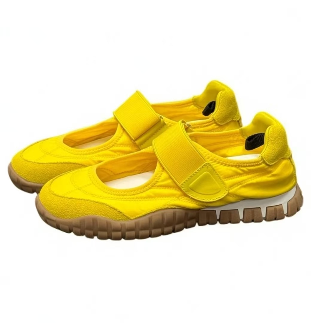 透气浅口夏季玛丽珍鞋时尚休闲鞋厚底凉鞋平底沙滩鞋MIU417-1