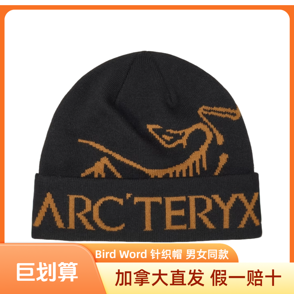 25年新始祖鸟Bird Word 针织帽 冷帽男女同款休闲