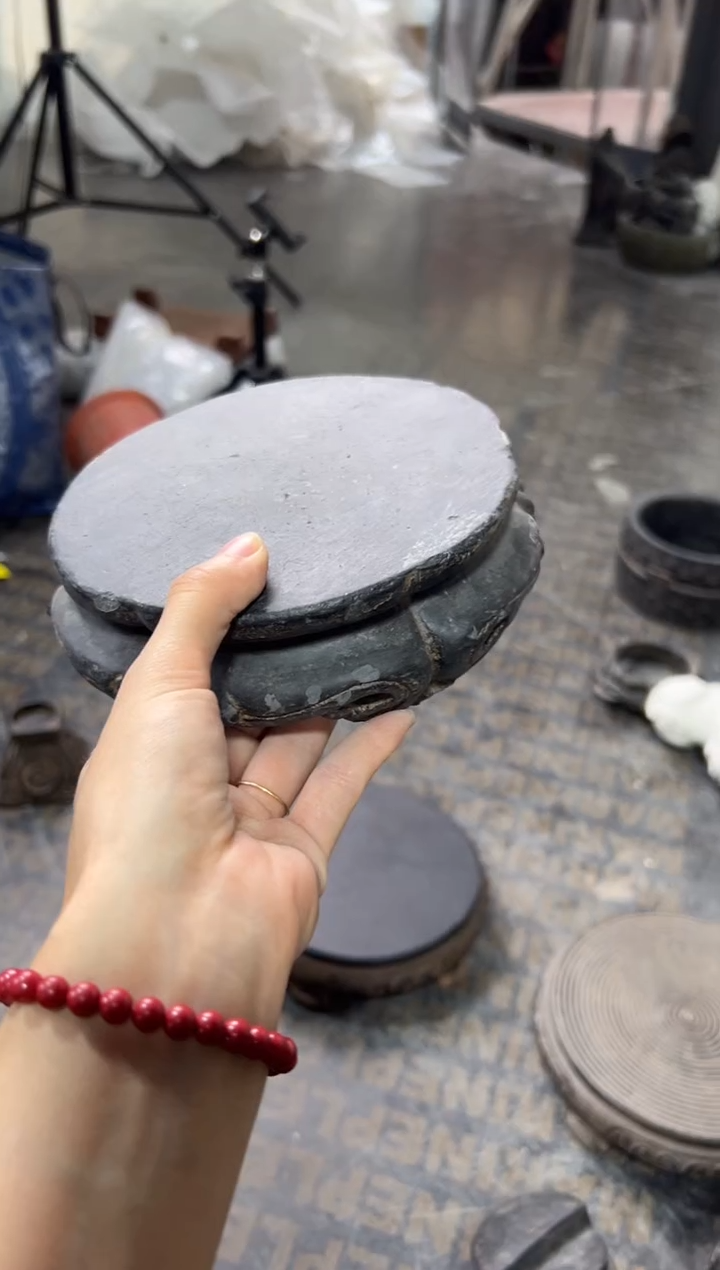 陶土【火山泥】金箍坛底座