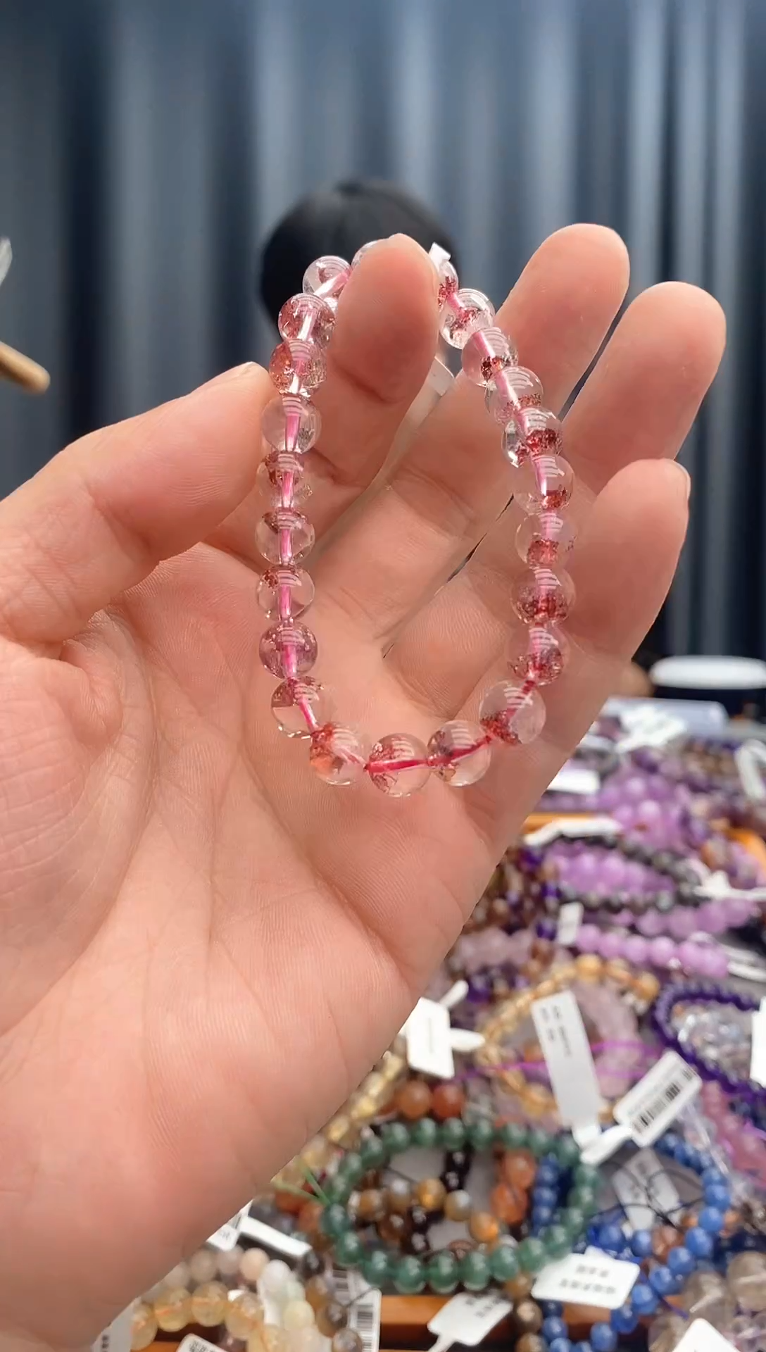 【闪购商品】水晶手链未镶嵌金草莓