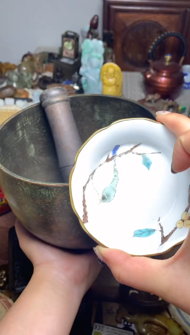 紫砂盖碗瓷器默认微瑕瓷器