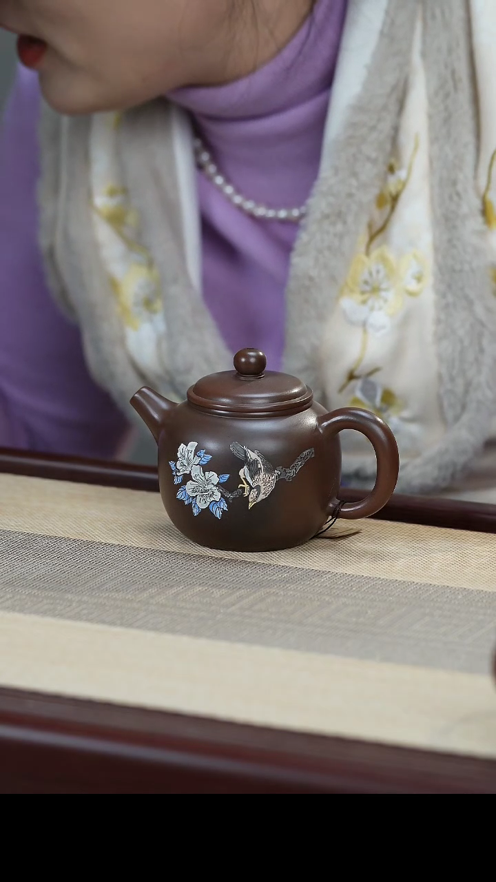 【闪购商品】春归阴刻阳填壶坭兴陶