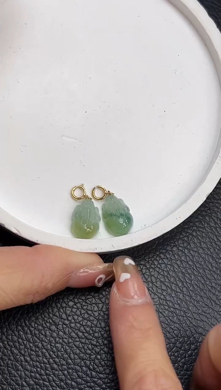 【闪购商品】翡翠颈饰18K金镶嵌YM1093-1 冰蟾多样性发一