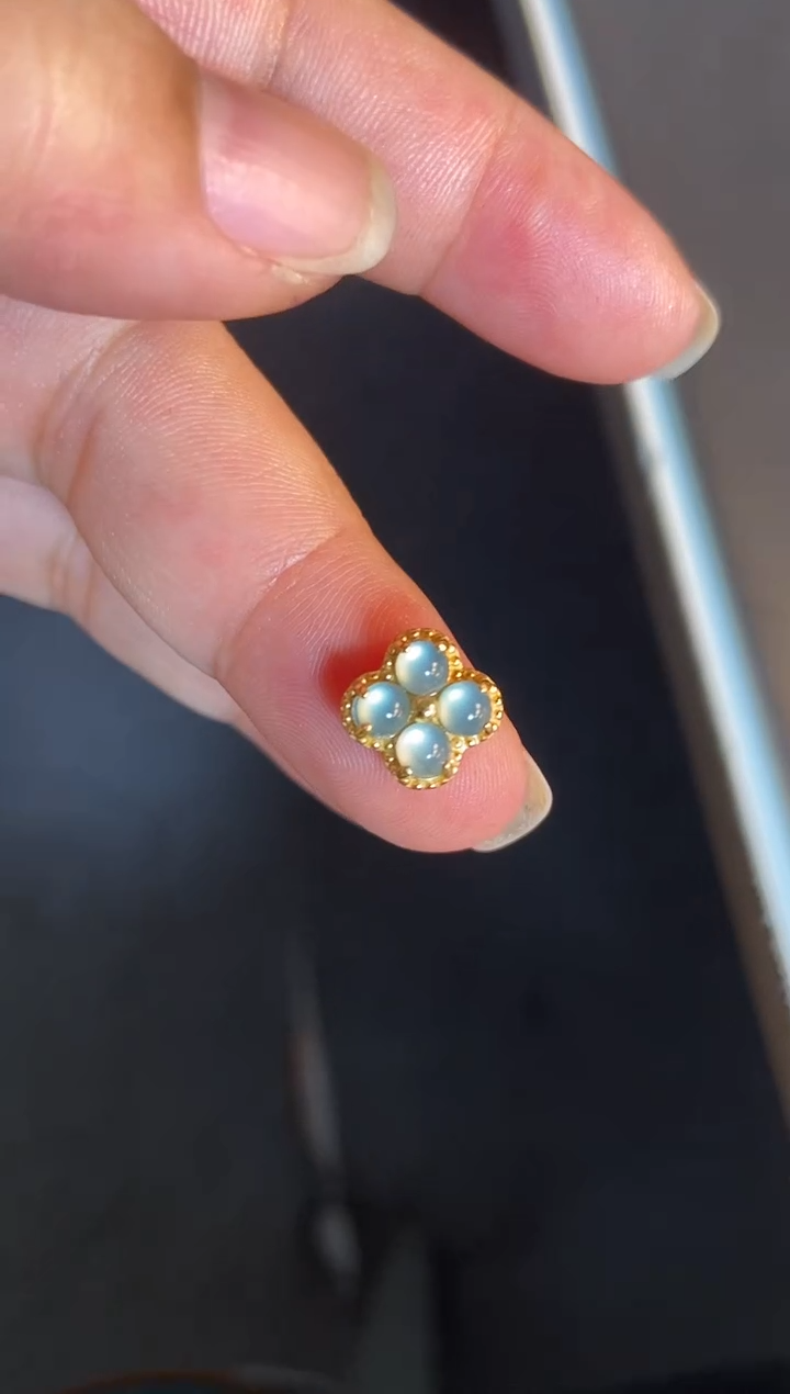 吊坠(不含链)银S925镶嵌翡翠1