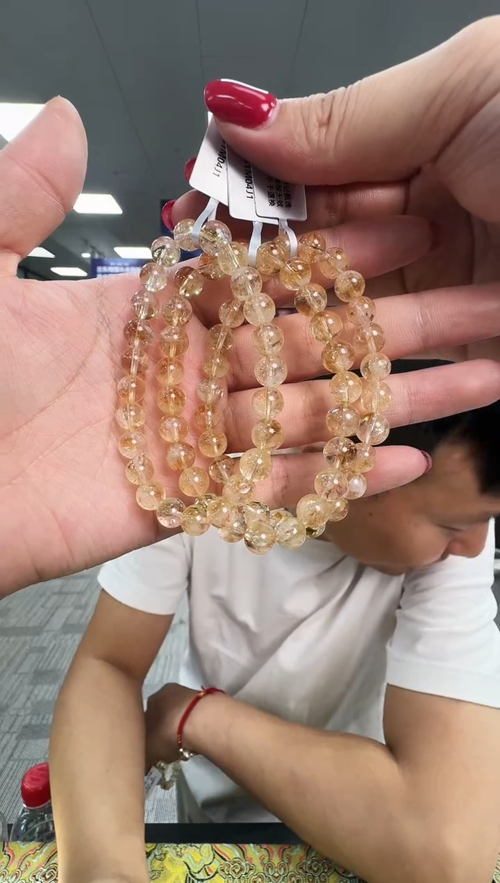 水晶手链未镶嵌BB051 约7mm多样式发一件