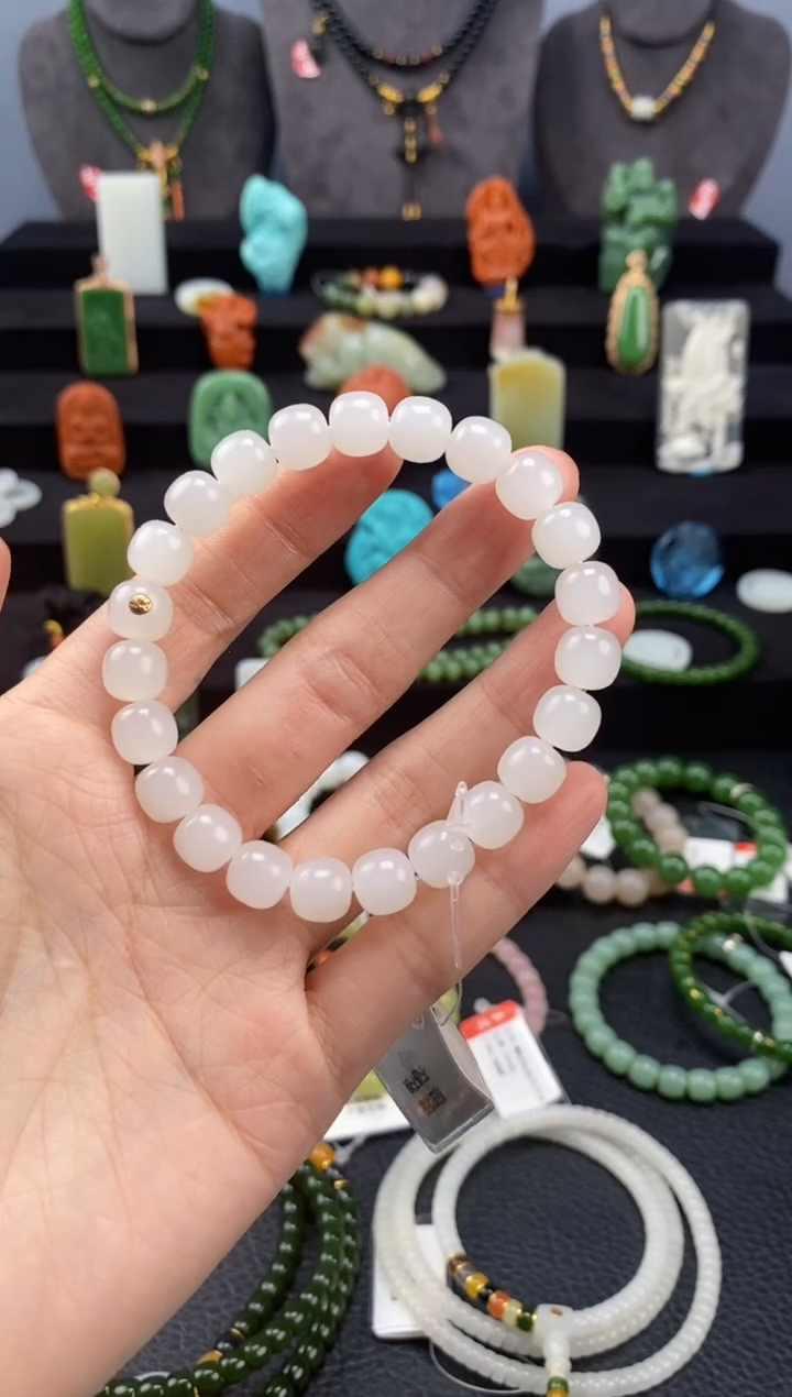 【闪购商品】和田玉-未镶嵌于田老型手串