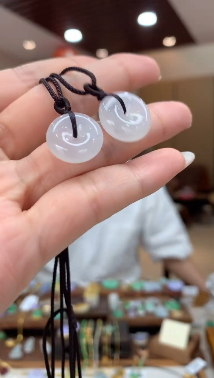 吊坠(不含链)未镶嵌翡翠平安扣多样性发货1件
