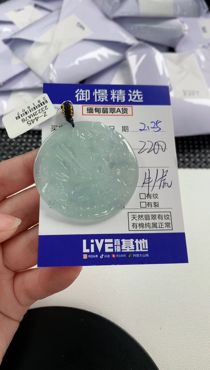 【闪购商品】翡翠颈饰未镶嵌67        