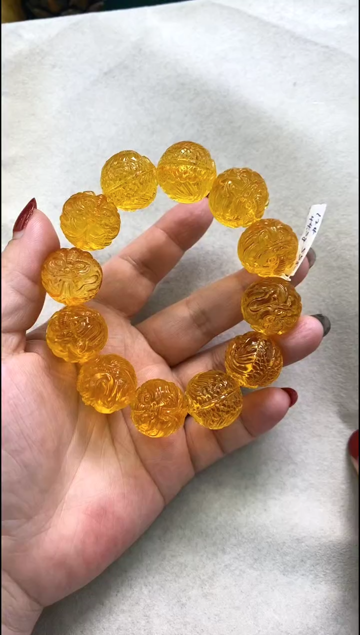 【闪购商品】琥珀手串未镶嵌手串