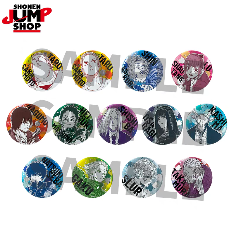 坂本日常浮雕吧唧 徽章第一弹 盲盒代拆