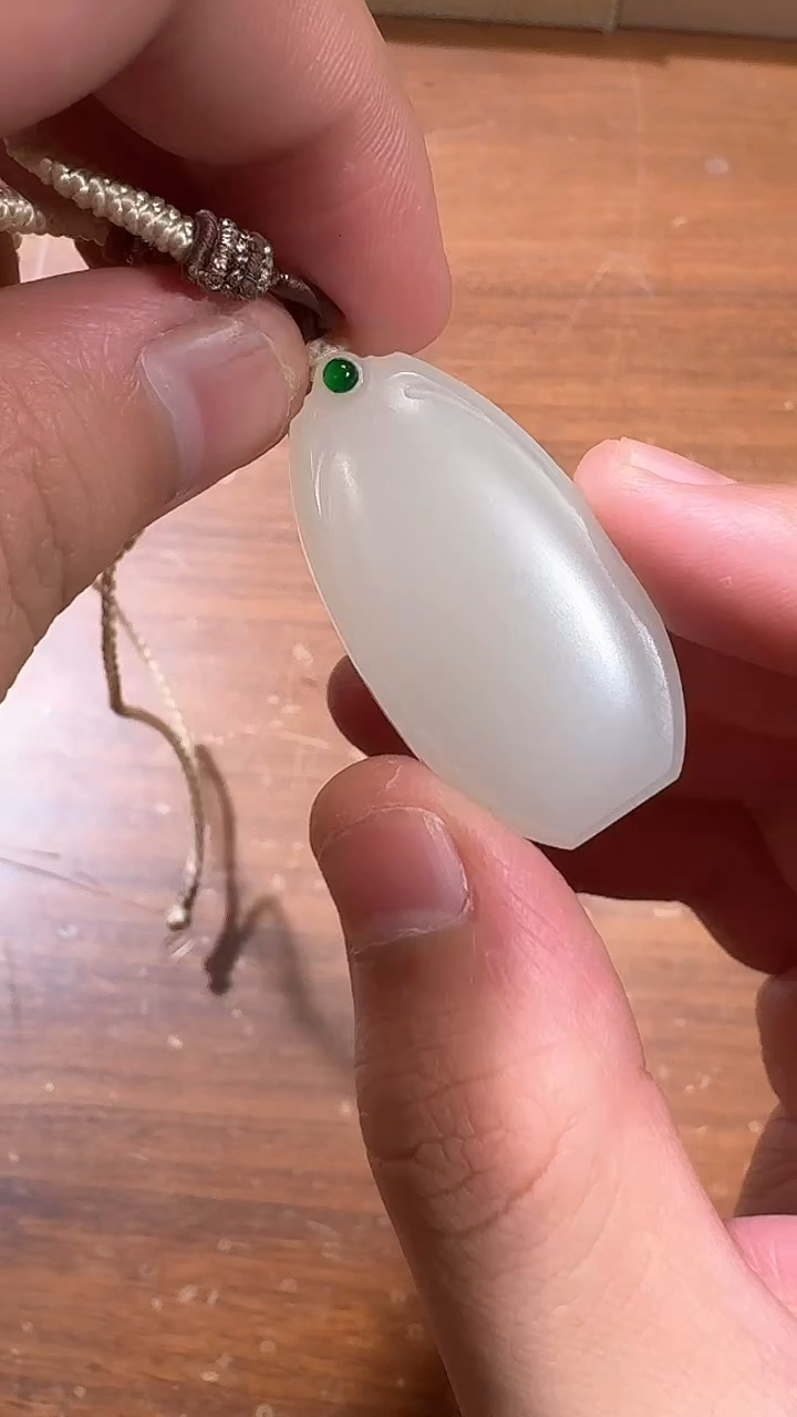 【闪购商品】和田玉吊坠未镶嵌13-98平安牌