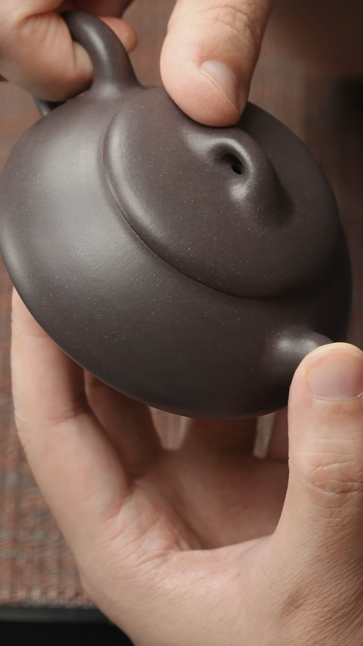 茶壶紫砂五堂 矮石瓢—光