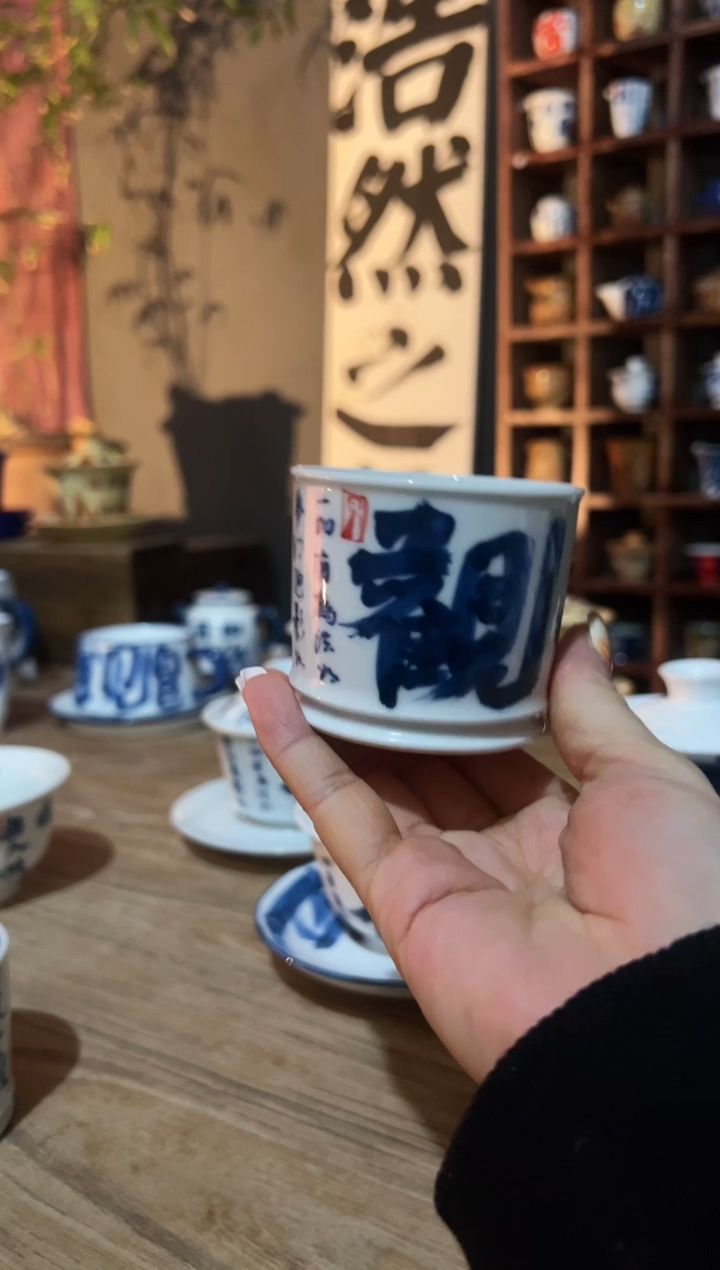 【闪购商品】观云听雨原创手绘茶具