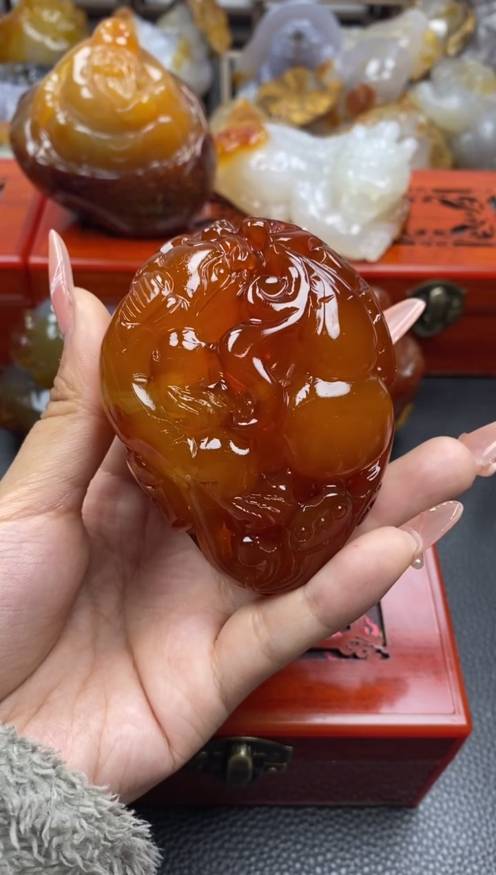 【闪购商品】玛瑙/玉髓手把未镶嵌00