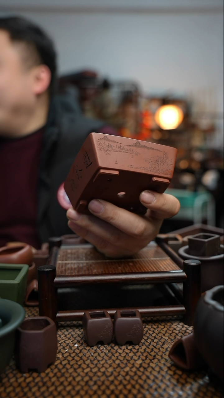 【闪购商品】紫砂花盆長木軒精品紫砂