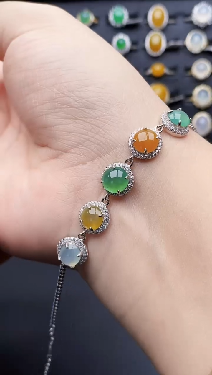 银S925镶嵌戒指翡翠1022