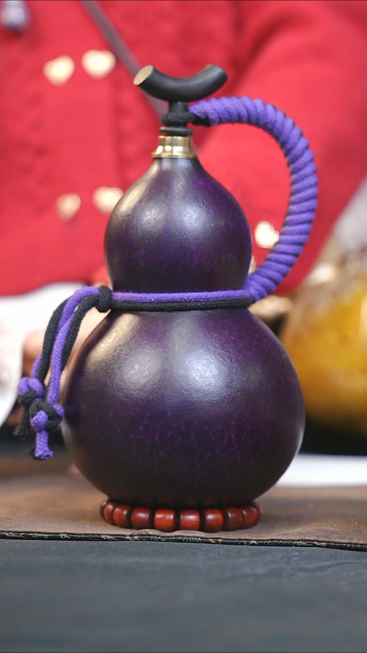 【闪购商品】WP376大漆酒葫芦不包手串及旋转底座