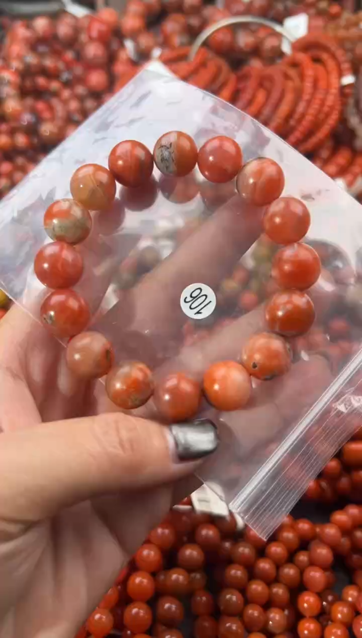 未镶嵌手串南红玛瑙13+