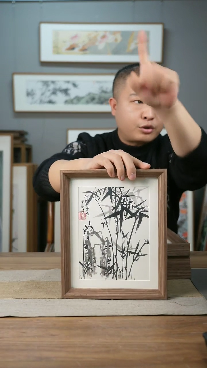 【闪购商品】书法协会会员老师带框作品-手书/绘同款作品