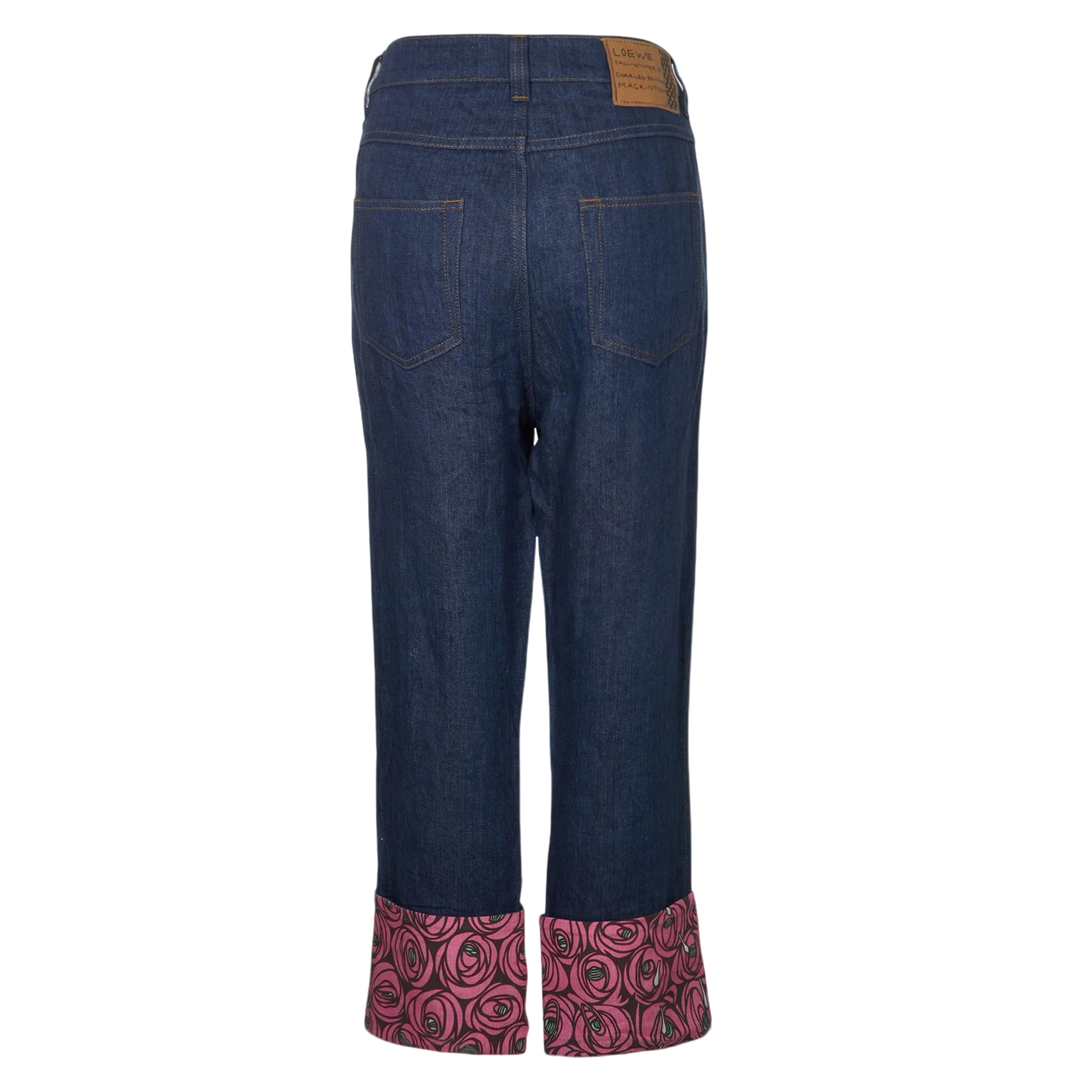 未使用 LOEWE/罗意威 纯色牛仔长裤  蓝色/34