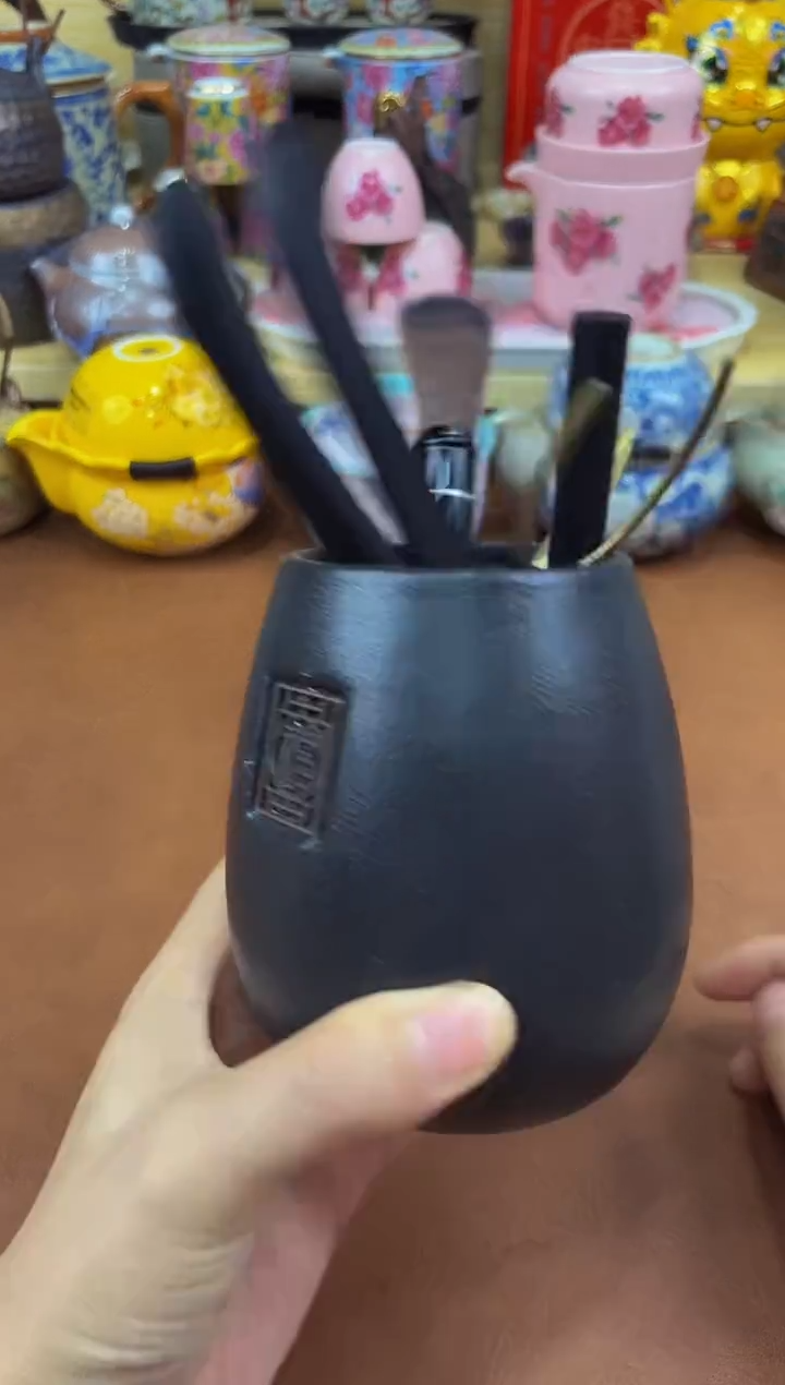 陶瓷茶具摆件旅行套组