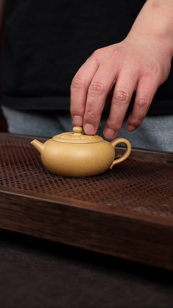 【闪购商品】紫砂茶壶超矿标黄金段鞠蕾【带矿标证书】