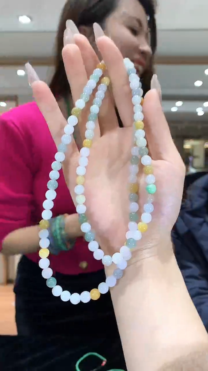 【闪购商品】翡翠颈饰未镶嵌项链LW