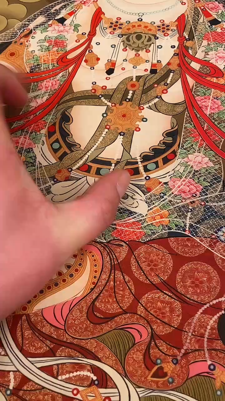 装裱画精美唐卡tk16108