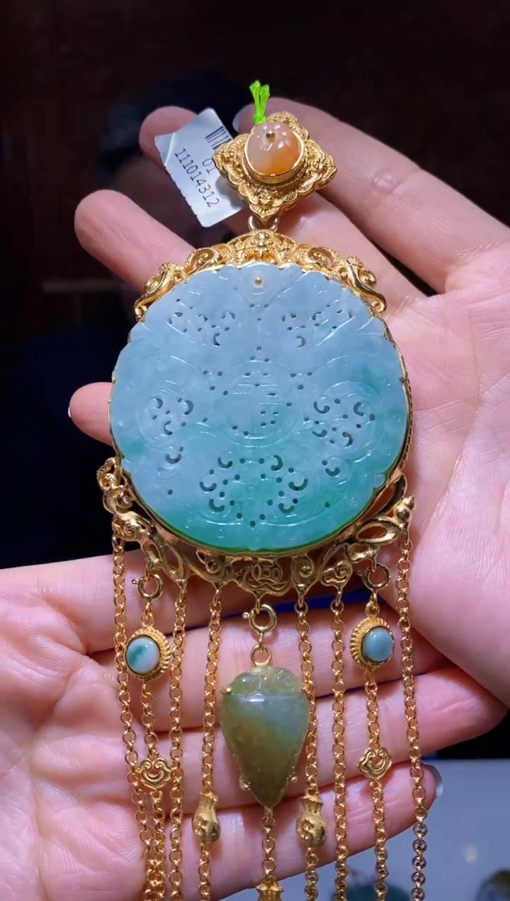 【闪购商品】翡翠颈饰足银镶嵌B-@@KJBC0208157