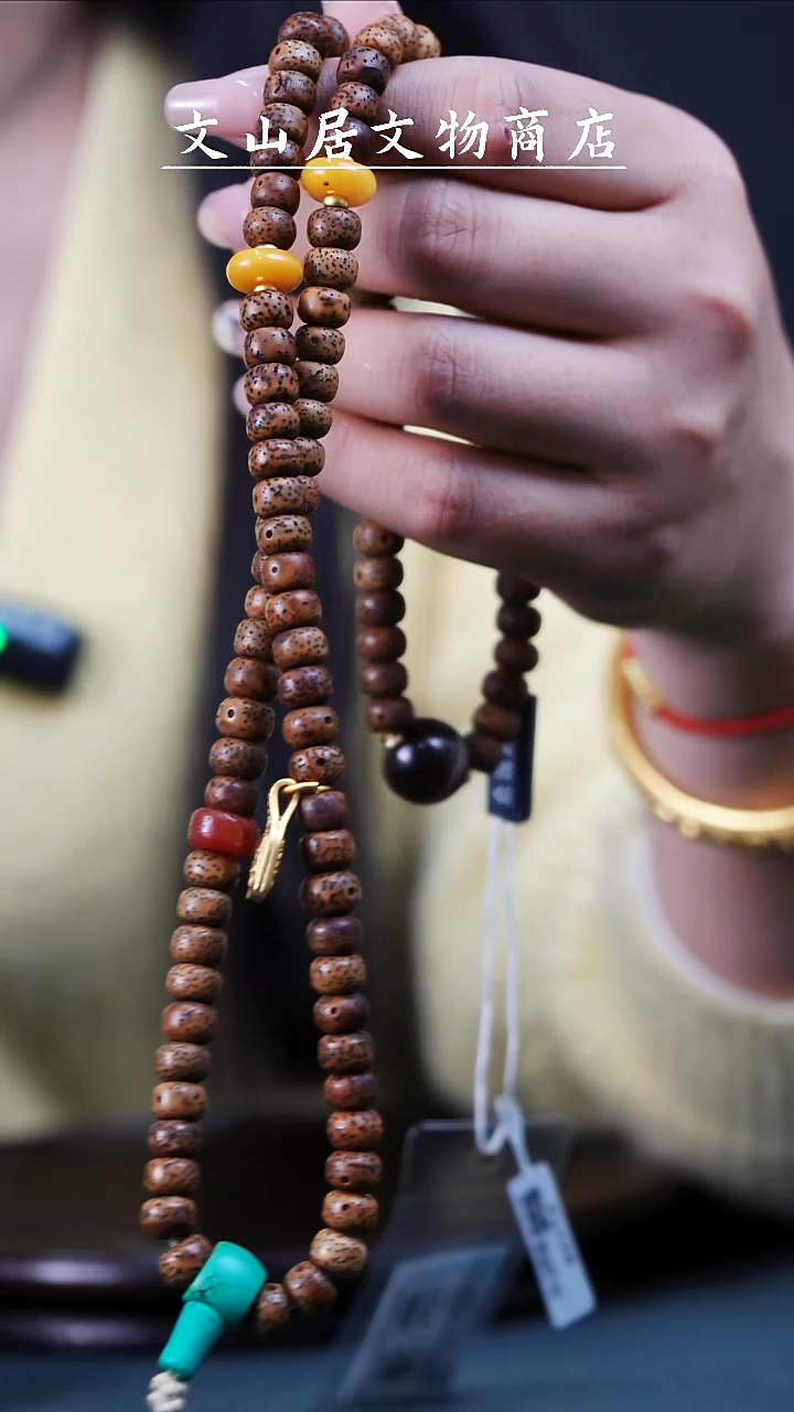 【闪购商品】铜文山居A星月菩提项链