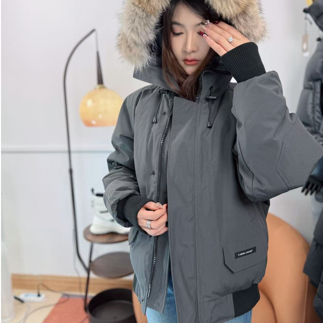 夹克外套冬男女同款加厚保暖休闲