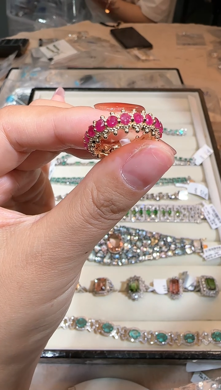 【闪购商品】定制红宝石戒指未镶嵌戒指