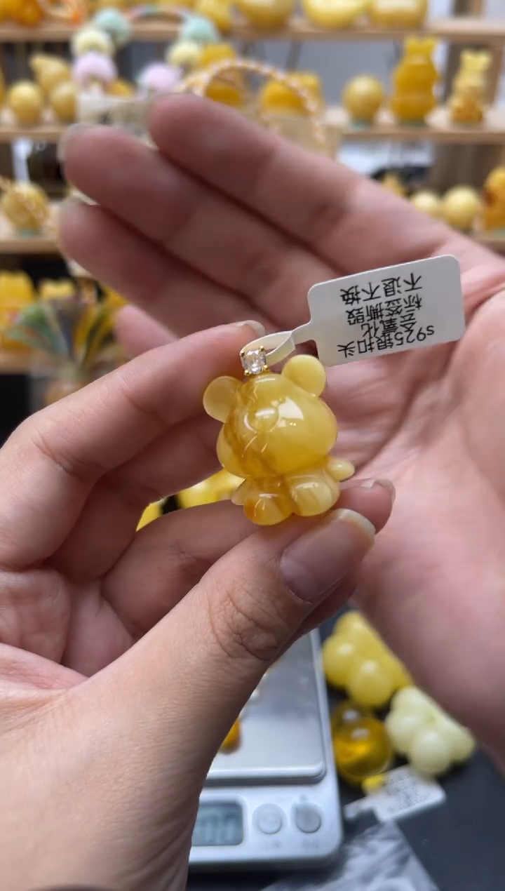 琥珀未镶嵌珠宝奇石051琥珀蜜蜡微瑕