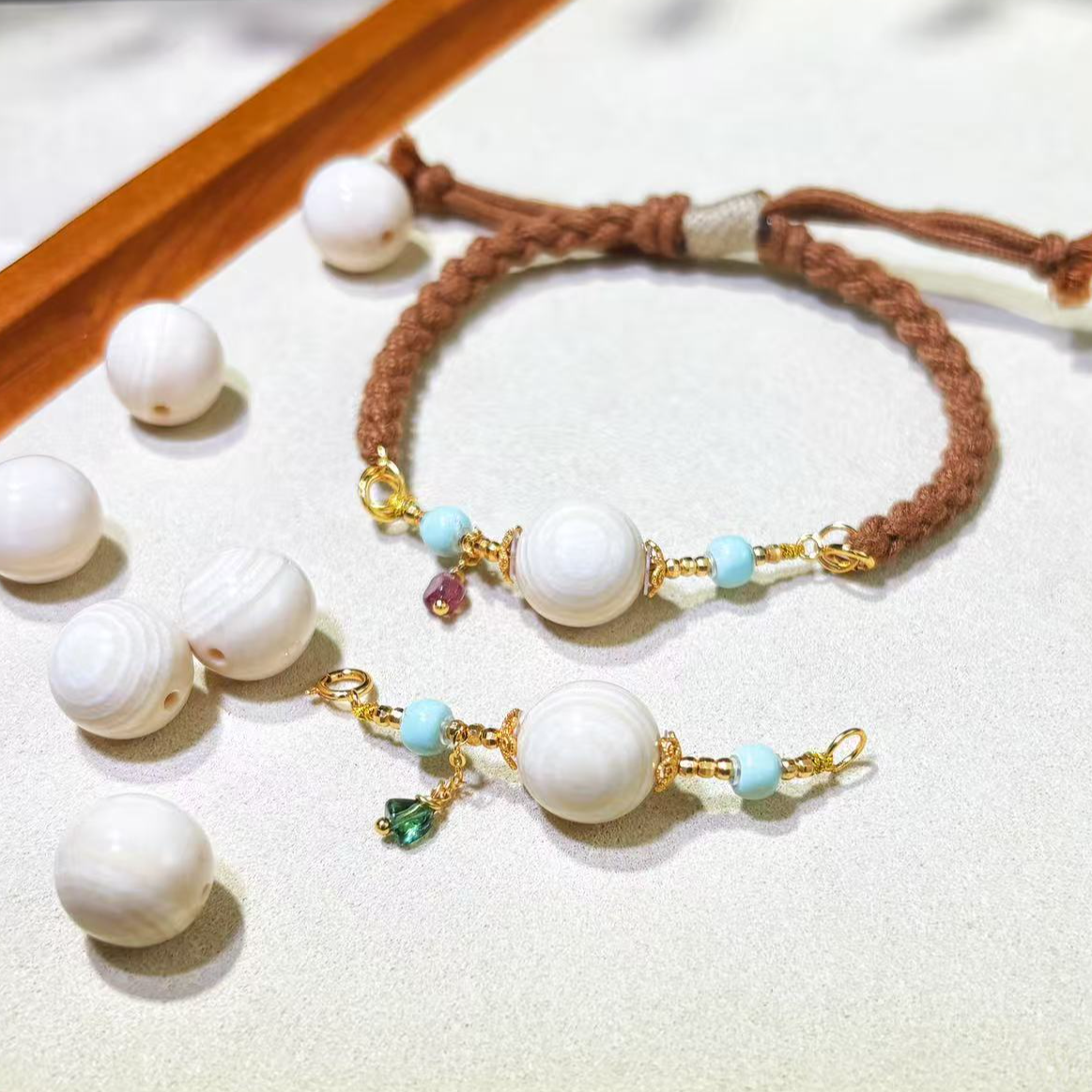 猛犸万能扣项链手串时尚文玩.多样性发其一【不含绳】