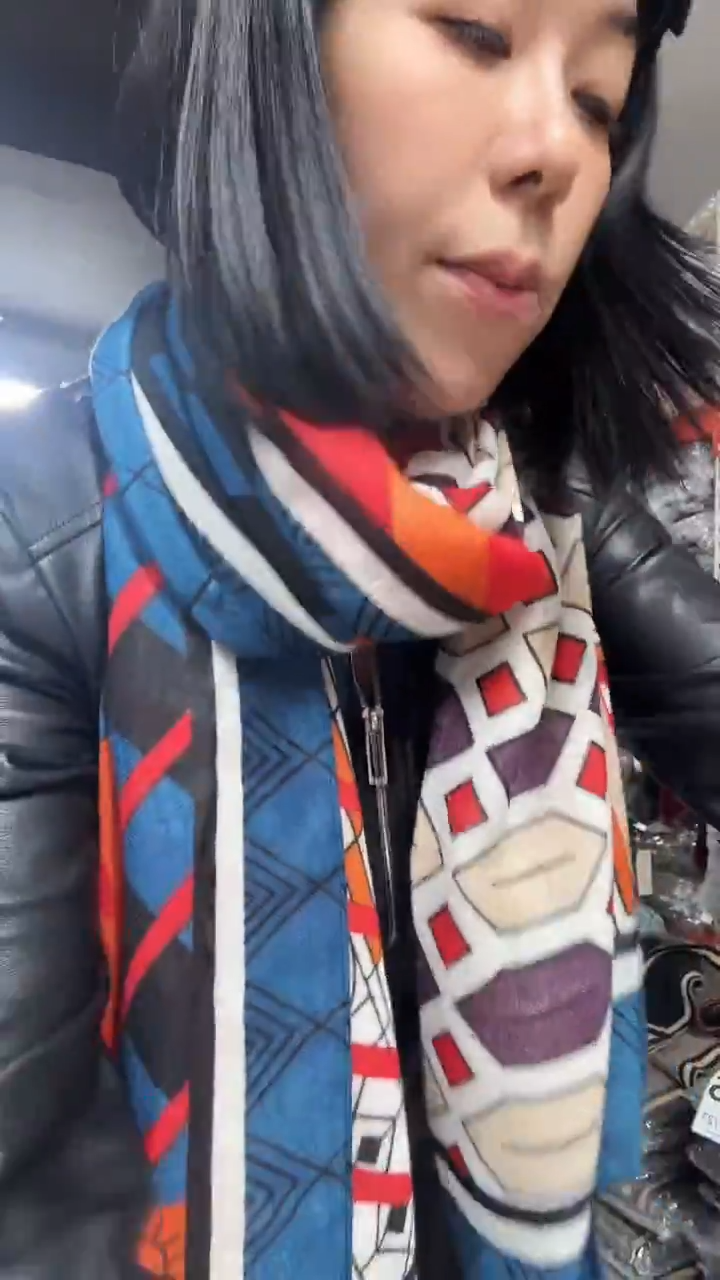 亚麻芳姐围巾福利162