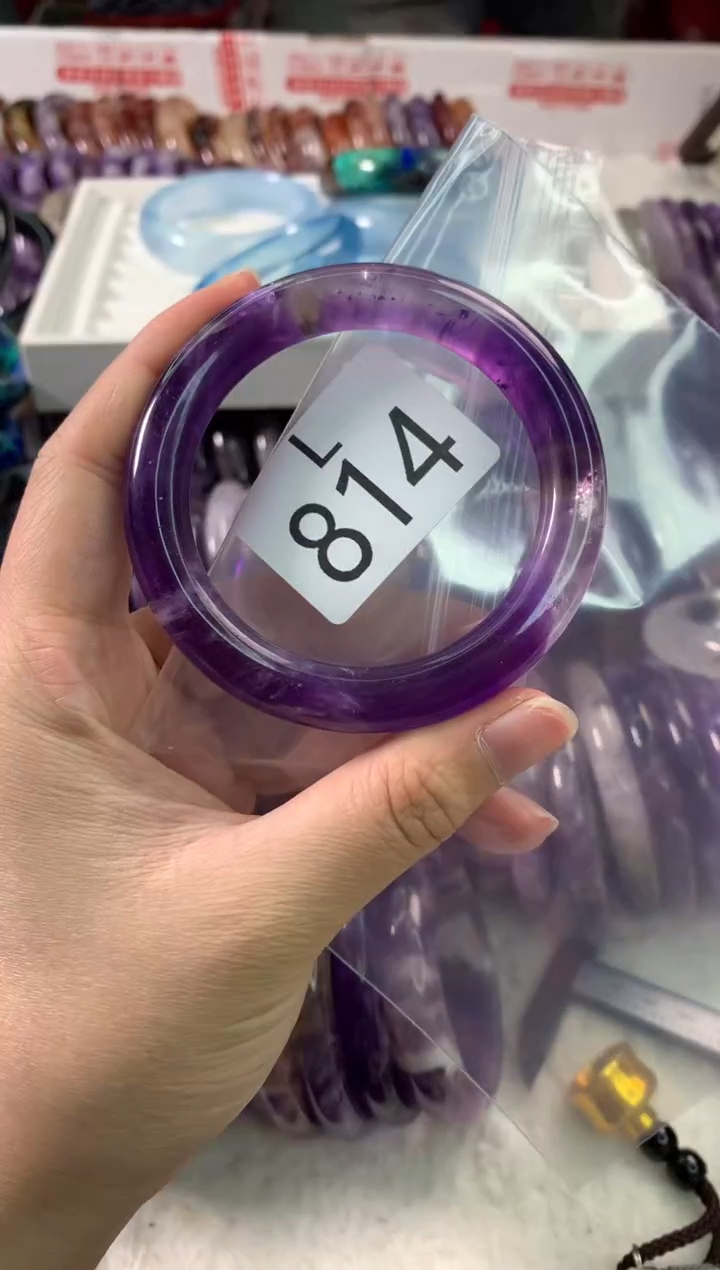 【闪购商品】水晶水晶手镯L未镶嵌814-55