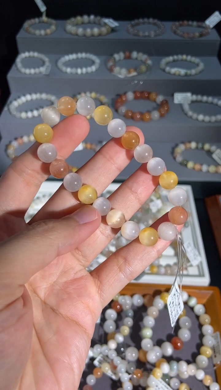 未镶嵌手串水晶30号链接 卡9咪+