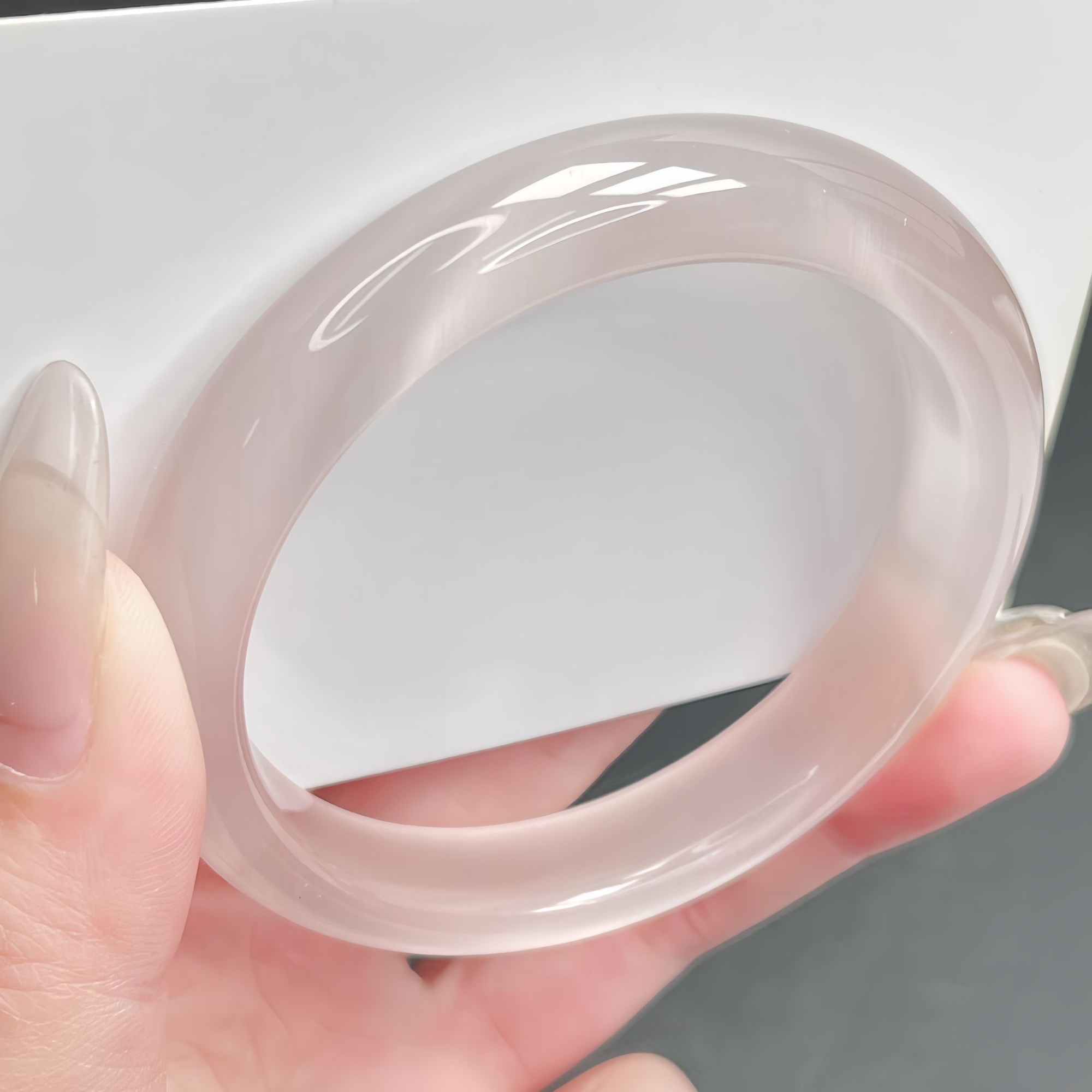 手镯  冰冰粉 显白贵气粉嫩 55