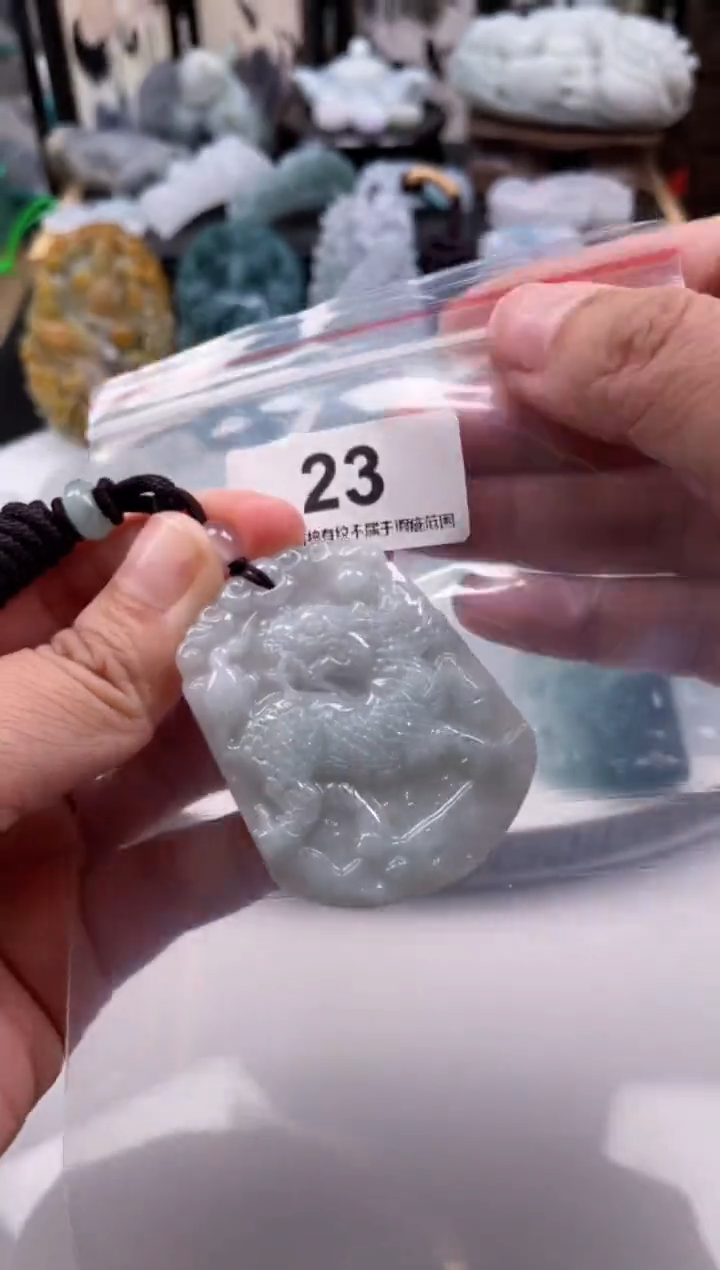 【闪购商品】翡翠颈饰未镶嵌天然缅甸A货翡翠23